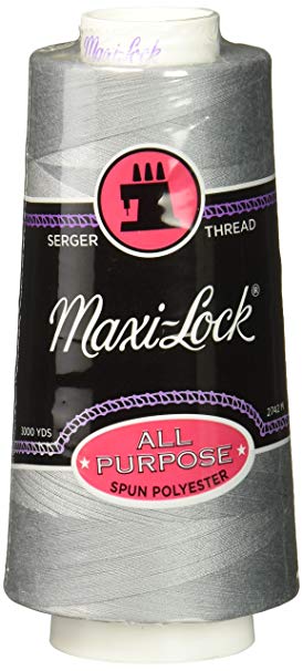 American & Efird 524 Maxi-Lock All Purpose Value (4 Pack), Light Grey