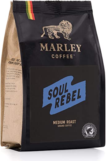 Soul Rebel Medium Roast, Ground Coffee, Marley Coffee, from The Family of Bob Marley, 227g