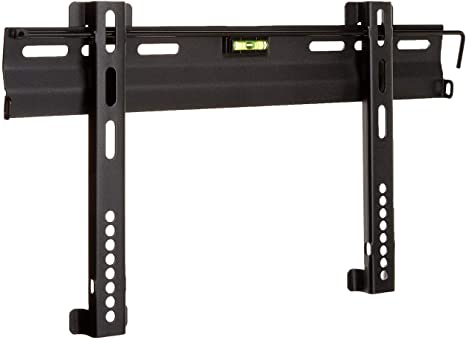 Monoprice Ultra-Slim Fixed TV Wall Mount Bracket - for TVs 32in to 55in Max Weight 99lbs VESA Patterns Up to 400x200 Security Brackets