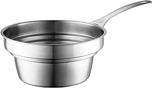 Le Creuset Stainless Steel 2.2 Quart Double Boiler Insert, Fits 2 & 3 Quart Saucepans