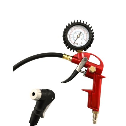 GrimmTools - Universal Bicycle Tire Inflator for Presta and Schrader valves