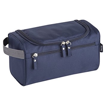 Toiletry Bag, Yeiotsy Hanging Toiletry Travel Bag Wash Bag for Mens and Women (Navy Blue)