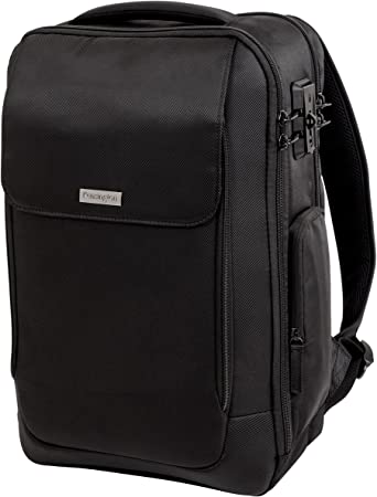 Kensington 98617 SecureTrek Lockable Laptop Backpack, 15.6-Inch, Black