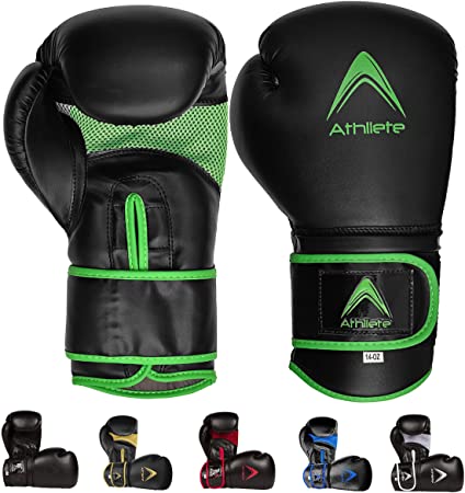 Athllete Men and Women Boxing Kickboxing Mixed Martial Arts Heavy Bag Sparring Training Gloves