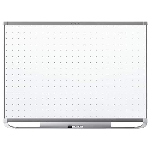 Quartet Prestige 2 Total Erase Magnetic Whiteboard, 4 x 3 Feet, Graphite Finish Frame (TEM544G)