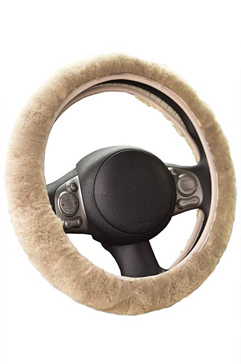 Universal Matching Sheepskin Steering Wheel Cover