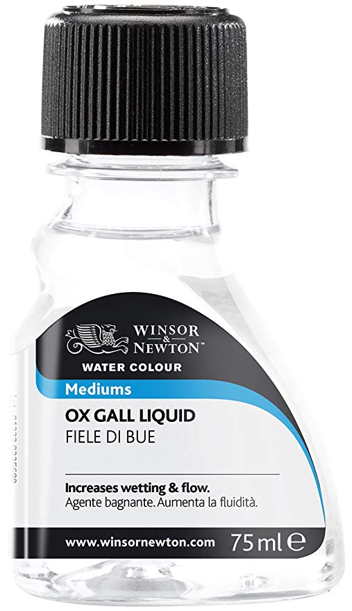 Winsor & Newton Water Color Medium Ox Gall Liquid, 75ml