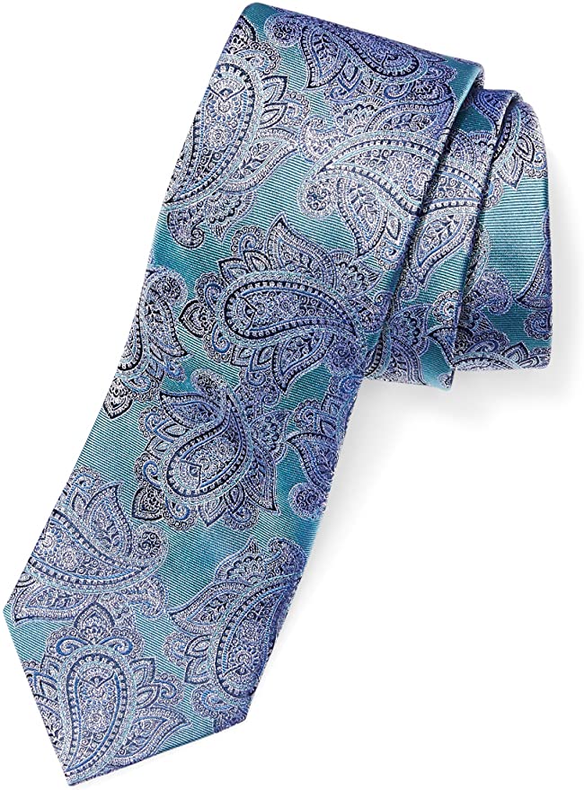 Amazon Brand - BUTTONED DOWN Men's Classic Silk 3" Necktie (27 Designs)