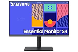 Samsung 24-inch Full HD IPS Panel, Borderless Display, Height Adjustable Stand, Eye Saver Mode & Flicker Free Monitor, AMD Free Sync, Response Time 4 ms, 100 Hz Refresh Rate (LS24C430GAWXXL, Black)