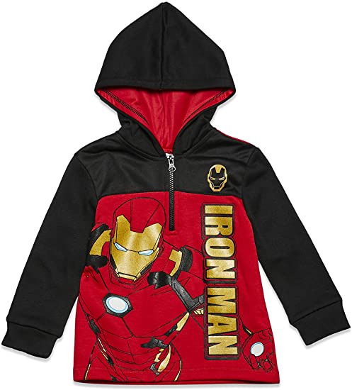 Marvel Avengers Half-Zip Hoodie Fleece