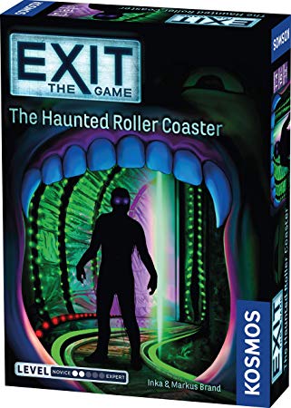 Exit: The Haunted Roller Coaster | Exit: The Game - A Kosmos Game from Thames & Kosmos | Family-Friendly, Card-Based at-Home Escape Room Experience for 1 to 4 Players, Ages 10