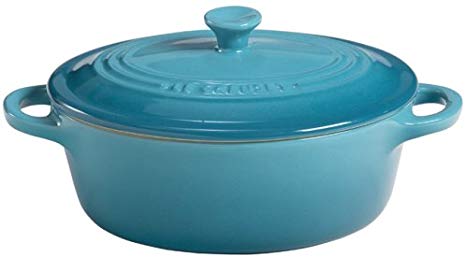 Le Creuset PG1260-0817 Stoneware Mini Oval Cocotte, 12-Ounce, Caribbean