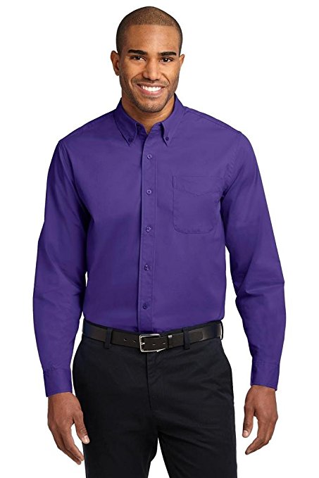 Men's Long Sleeve Wrinkle Resistant Easy Care Shirts in Regular, Big & Tall