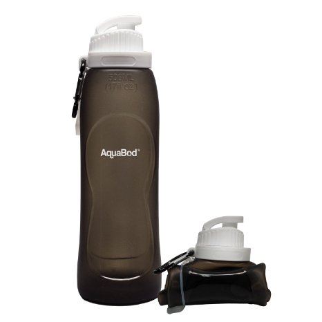 Aquabodreg Collapsible Water Bottle BPA Free FDA Approved Leak Proof Silicone Foldable Sports Bottle 17oz Perfect Way to Stay Hydrated and Energized