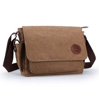 Vintage Canvas Messenger Bag Shoulder Bag Laptop Bag ipad Bag Book Bag Satchel School Bag Crossbody Bag Sling Bag Travel Bag Casual Bag Leisure Bag Weekend Bag Purse Wallet Handbag