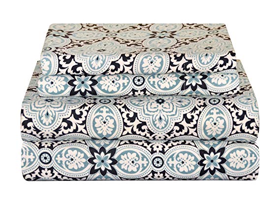 Pointehaven Heavy Weight Flannel Sheet Set, Full, Ankara