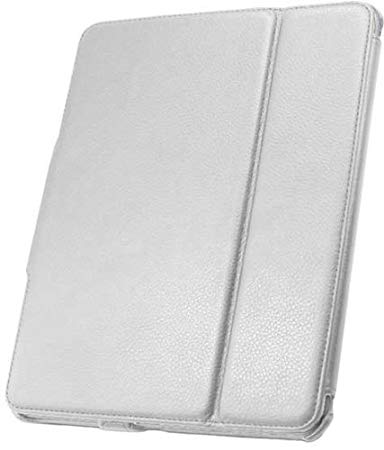 Unlimited Cellular 888-0003-WHT Leather Flip Book Case & Folio for Apple iPad 2, iPad 3, iPad 4, White