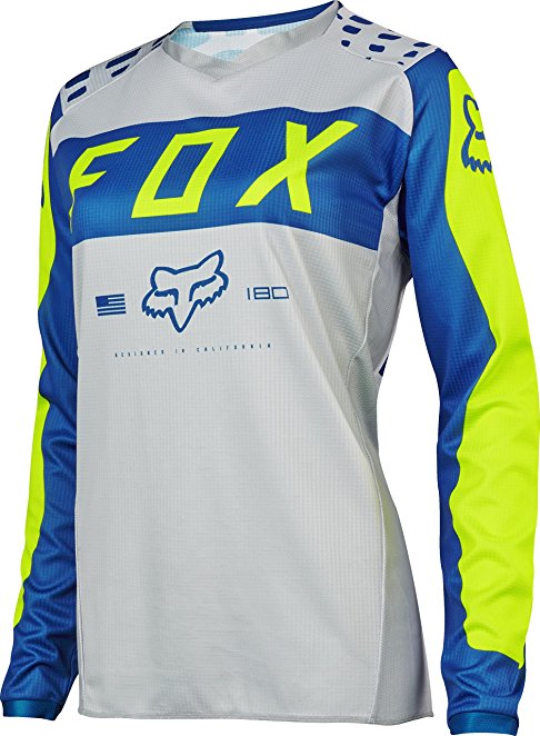 Fox Racing 2017 Womens 180 Jersey-Grey/Blue-M