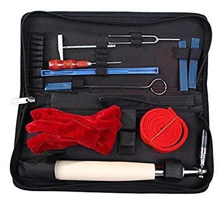 Piano Tuning Kit, Aibay 10 Piece Professional Piano Tuner Tools Including Tuning Hammer Mute Wrench Hammer Handle Kit Tools and Case