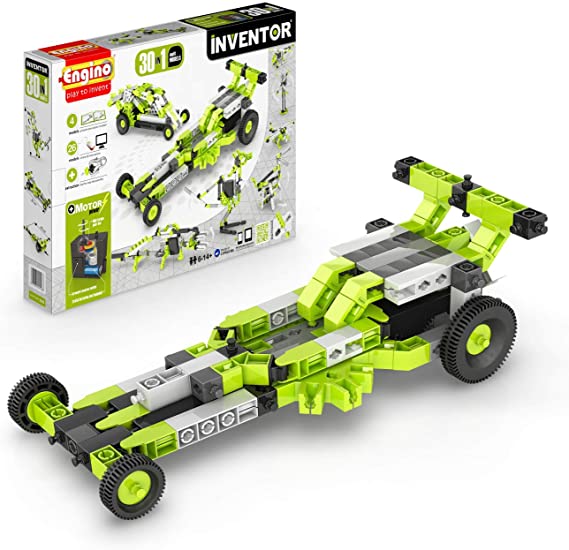 Engino Inventor Toys - 30-in-One |Build 30 Motorized Models | A Creative Stem Engineering Kit | Perfect for Home Learning
