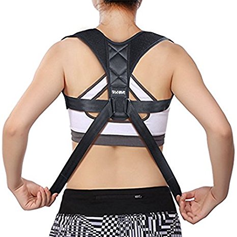 Posture Corrector Spinal Support -Liveup SPORTS Physical Therapy Posture Brace for Men or Women - Back and Shoulder Pain Relief - Spinal Cord Posture Support Bandag