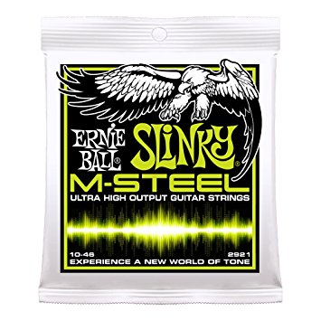 Ernie Ball M-Steel Regular Slinky Set, .010 - .046