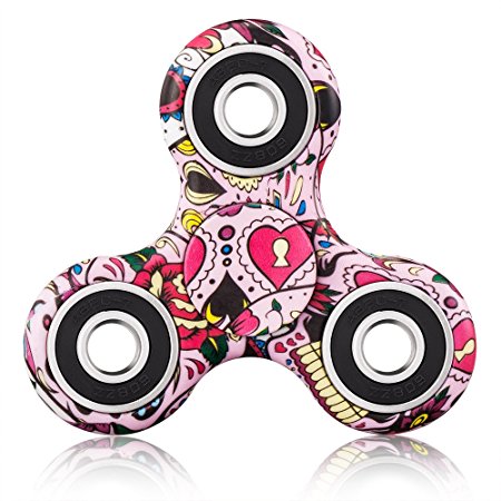 EDC Fidget Spinner Stainless Steel Bearing,Guarantee 2 min   Spin Time, Stress Relief Toy for ADHD Anxiety Autism Boredom