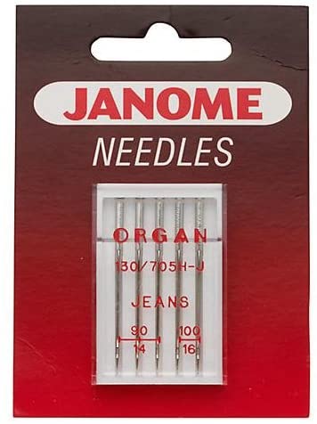 Janome Denim Needles 15X1DE Mixed Size 90 & 100