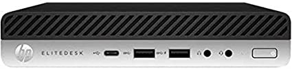 2020 HP EliteDesk 705 G4 Desktop Mini Computer, AMD Ryzen 5 PRO 2400GE Processor, 16GB RAM, 512GB SSD, AMD Radeon RX Vega 11 Graphics, Keyboard, USB Type-C, Windows 10 Pro, 32GB Snow Bell USB Card