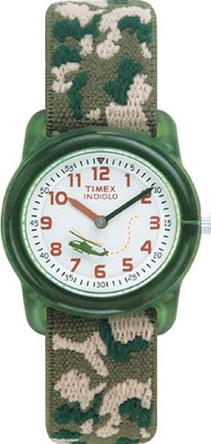 Timex Boys Time Machines Analog Elastic Fabric Strap Watch