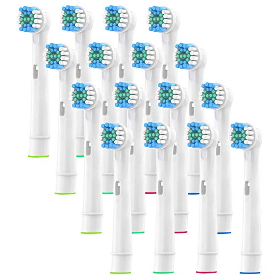 VINFANY Replacement Brush Heads Refill,8 pack, fits Oral B Electric Toothbrush Precision Clean,Floss Action, Pro White, Sensitive Gum Care, Dual Clean, CrossAction,Sensi,3D White 16 Pack