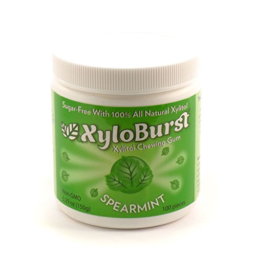 Xyloburst Gum Jar Spearmint 100 Count (5.29oz)