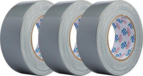 Real Thick (11Mil) and Strong Duct Tape 6353, Silver, 48mm x 32m (1.88 Inch x 35 Yards), 11mil Thick (Pack of 3)