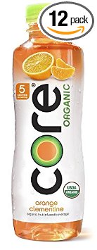 Core Organic Fruit Infused Beverage, Clementine, 18 Ounce (Pack of 12)