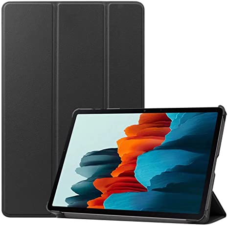 Cbus Wireless Smart Flip Folio Case Cover for Samsung Galaxy Tab S7 (Black)