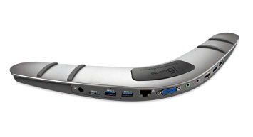 USB 3.0 Boomerang Station, Universal USB Docking Station, 4 USB 3.0, HDMI / VGA, Microphone, Speaker, and Gigabit Ethernet Ports JUD480 by J5 Create