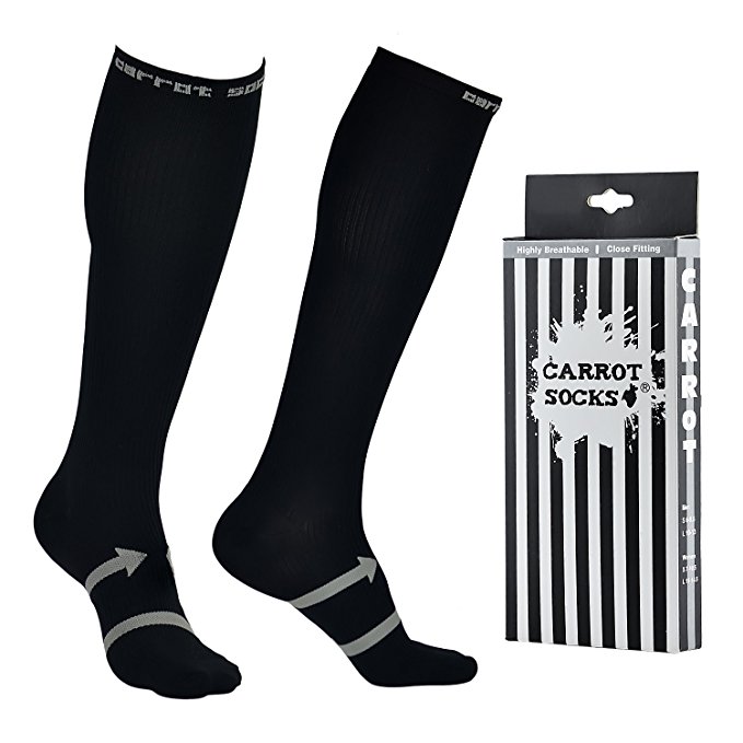 Compression Socks for Men & Women, Reignet Graduated Sports Compression Ultra Light Socks for Running, Cycling, Triathlon