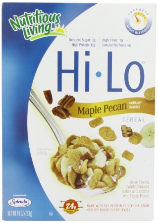 Nutritious Living Hi-Lo Cereal, Maple Pecan, 10-Ounce