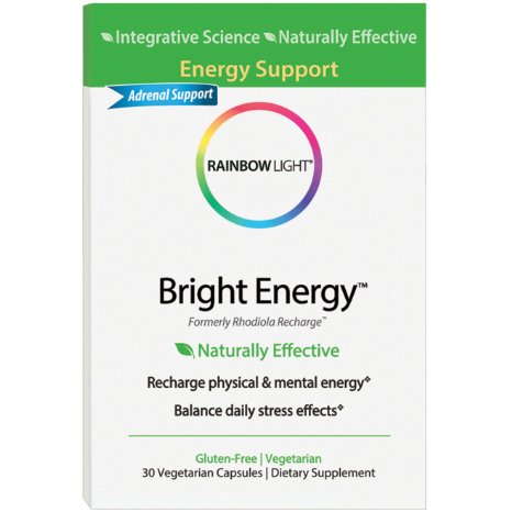 Rainbow Light Bright Energy Dietary Supplement, 30 Count