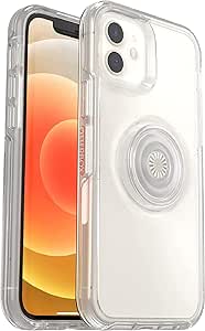 OtterBox   Pop Symmetry Series Case for iPhone 12 Mini (Not 12, Pro, Pro Max) Non-Retail Packaging - Clear