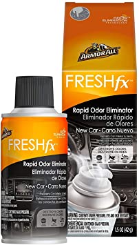 FreshFX Armor All Fogger Rapid Odor Eliminator 1.5 Oz. Car Bomb Spray, 2-Pack (New Car)