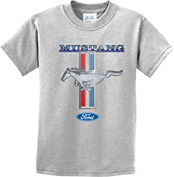 Buy Cool Shirts Kids Ford Mustang T-Shirt Stripe Youth Tee