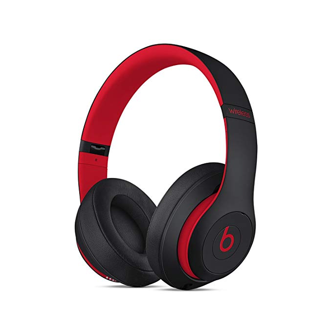 Beats Studio3 Wireless Headphones - Decade Collection, Defiant Black-Red