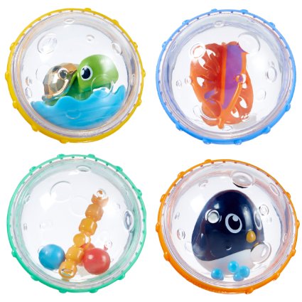 Munchkin Float and Play Bubbles Bath Toy 4 Count