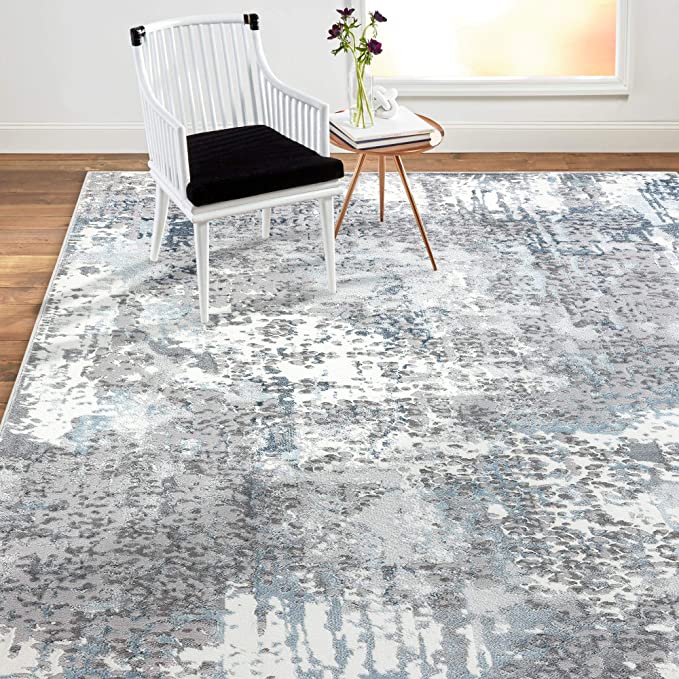 Home Dynamix Skyler Maurice Area Rug, 5'2"x7'2" Rectangle, Dark Gray