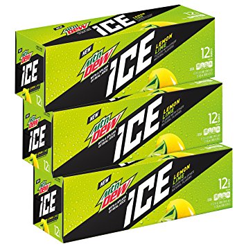 Mountain Dew Ice, 12 oz Cans (Pack of 36)