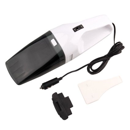 Portable Car Vacuum Cleaner , Portable Handheld Auto Vacuum Cleaner,Lightweight   EJ - 12 Volt 75 W (White)