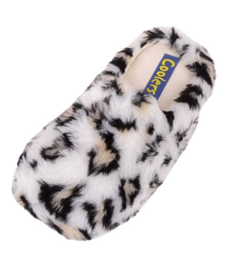 Ladies / Womens Slip On Slippers / Mules / Indoor Shoes with Animal Print Design