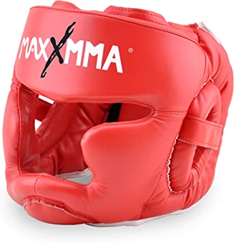 MaxxMMA Full Coverage Headgear Boxing MMA Training Kickboxing Sparring Karate Taekwondo