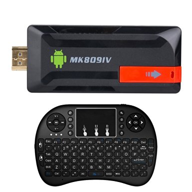 Easytone MK809IV RK3188T Android 4.4 2GB/8GB/1080p Streaming Media Player Smart TV BOX Mini PC KODI XBMC DLNA TV Stick Quad core Airplay Miracast TV Dongle Bluetooth 4.0   I8 2.4GHz Wireless Keyboard